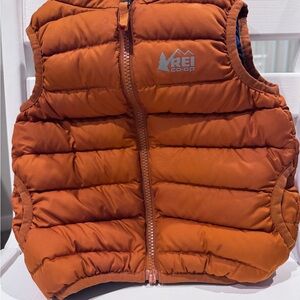 REI Kids' Orange Puffer Vest